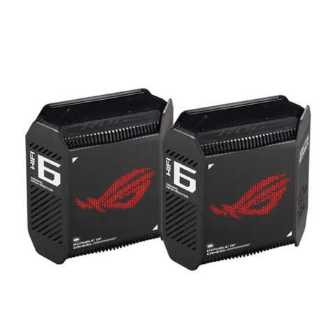 ראוטר גיימינג Asus ROG Rapture GT6 - צבע שחור, 2 יחידות באריזה