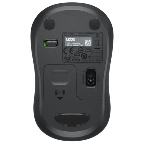 עכבר אלחוטי Logitech M240 Silent Bluetooth - צבע גרפיט