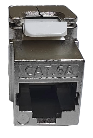 שקע קיסטון RJ45 CAT6a מסוכך עם אישורי מעבדה, דגם יצרן G
