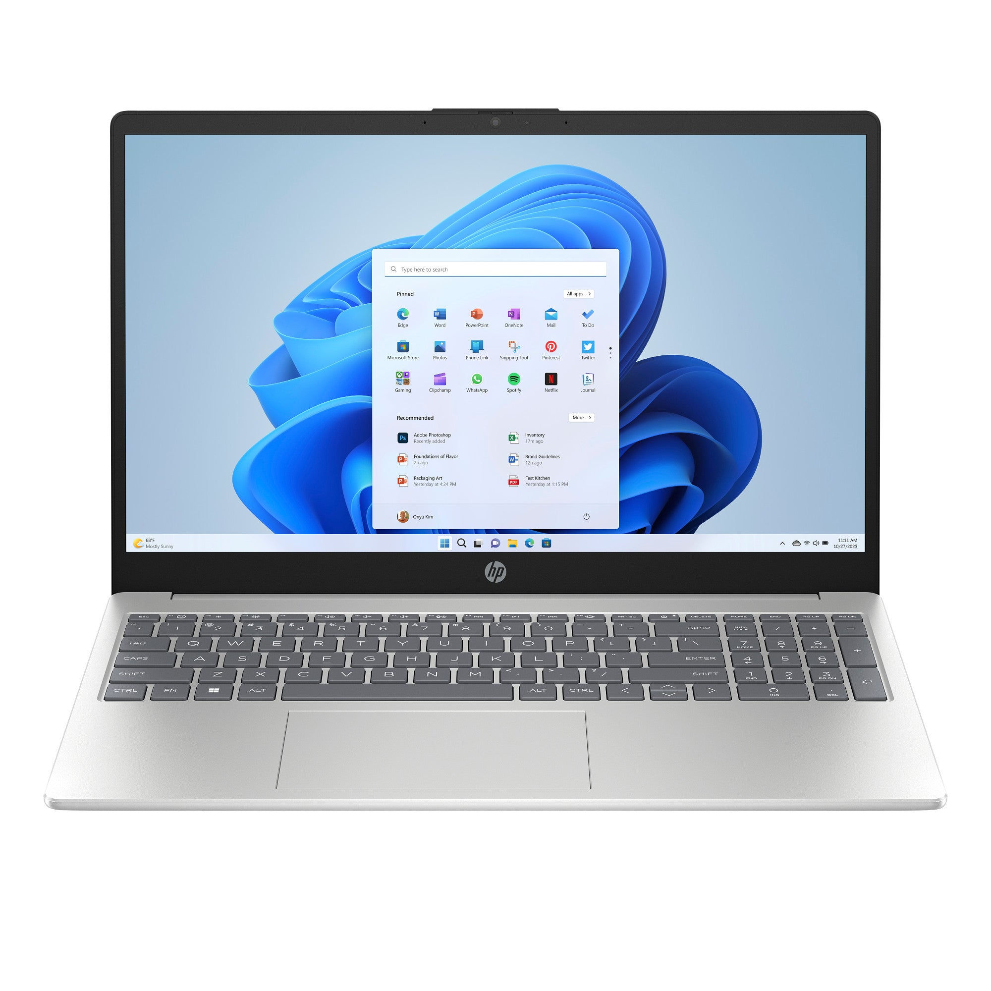 מחשב נייד HP Laptop 15-fd1048nj Core 5-120U|16GB|512GB|15.6|W11|3YR