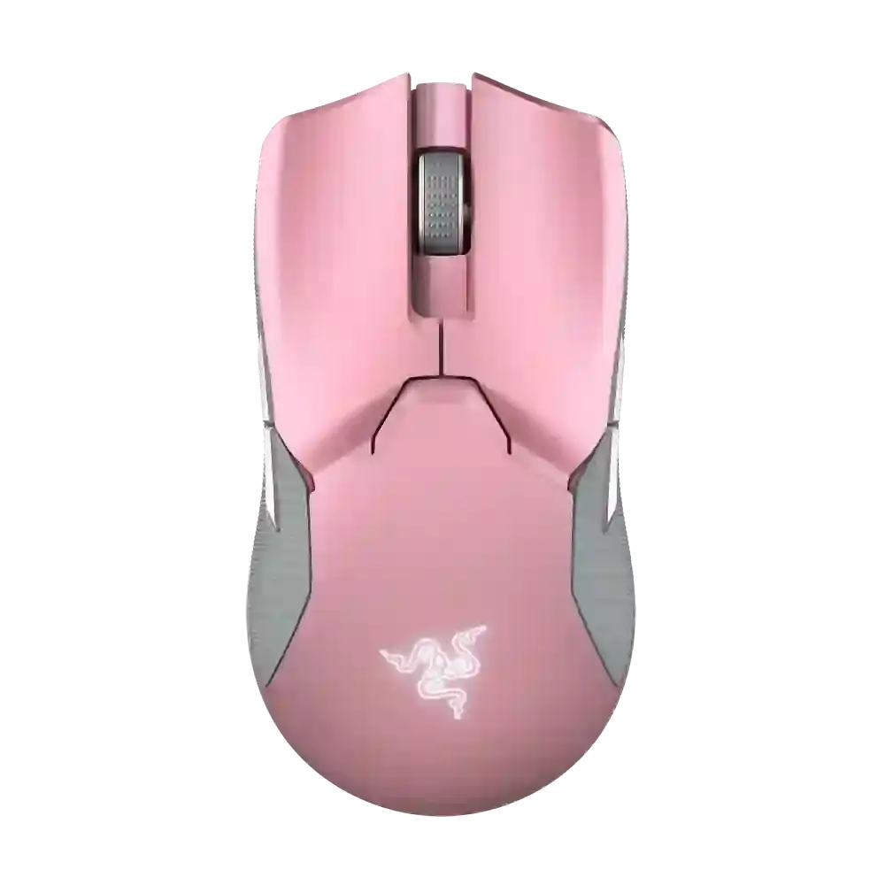 עכבר אלחוטי RAZER Viper Ultimate & Mouse Dock בצבע ורוד