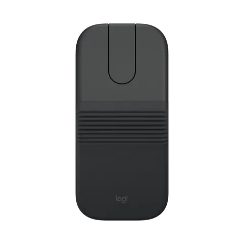עכבר אלחוטי דגם Mobi Fold בצבע אפור כהה מבית Logitech