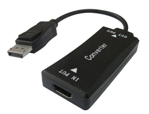 כבל ממיר HDMI נקבה ל-DISPLAYPORT זכר (מחשב HDMI למסך DP), תומך 4k@30hz ו-1080P@6