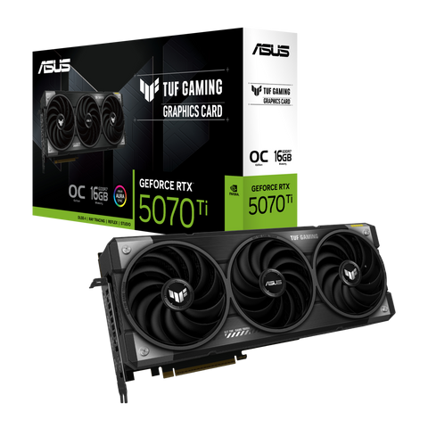כרטיס מסך ASUS TUF Gaming GeForce RTX 5070 Ti 16GB GDDR7 OC Edition