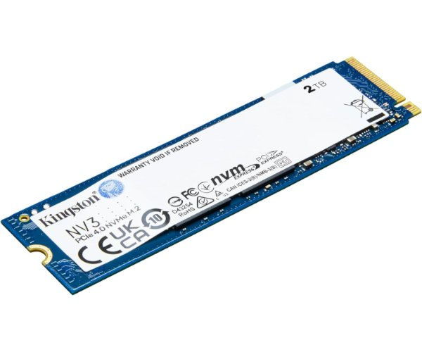 תמונה ממוזערת: דיסק פנימי Kingston NV3 2TB NVME GEN 4.0 M.2 2280 6000/5000Mb/s