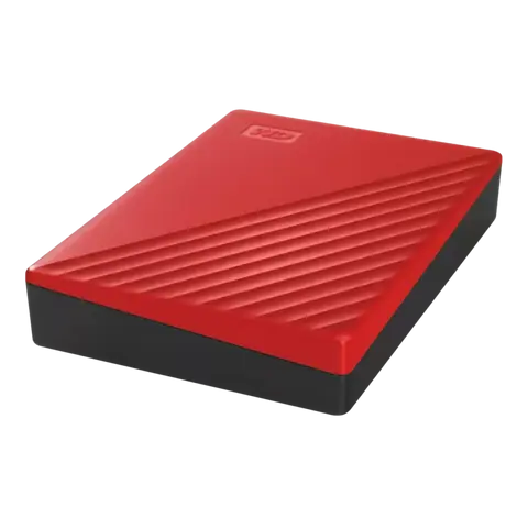 כונן My Passport 6TB מבית WD בצבע אדום