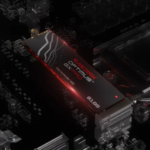 כונן SSD פנימי NVMe דגם Optimus GX PRO 8100 1TB מבית SanDisk