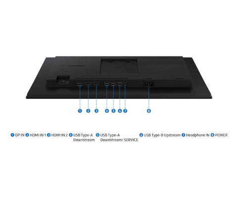 מסך SAMSUNG S24D408GAM IPS FHD 100hz Speakers DP 2XHDMI USB HUB