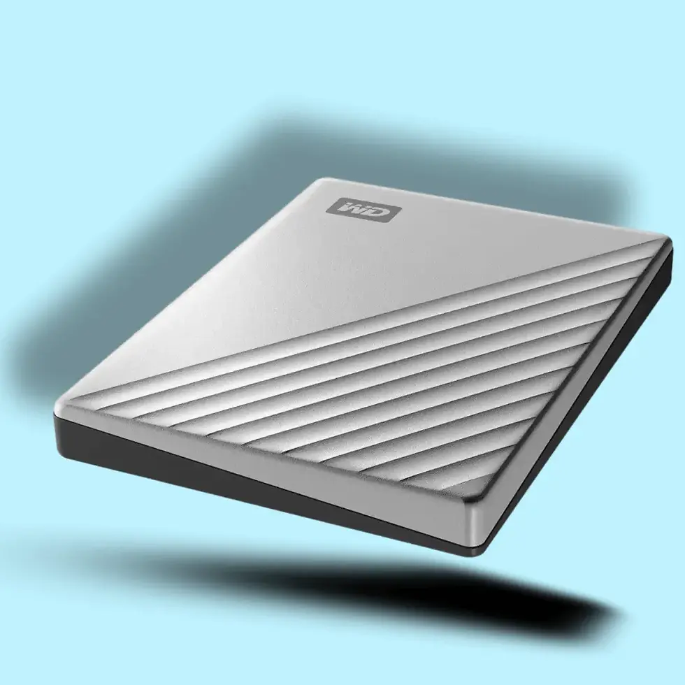 תמונה ממוזערת: כונן חיצוני 3.0 Pas Ultra Ctc 2TB מבית WD בצבע כסף