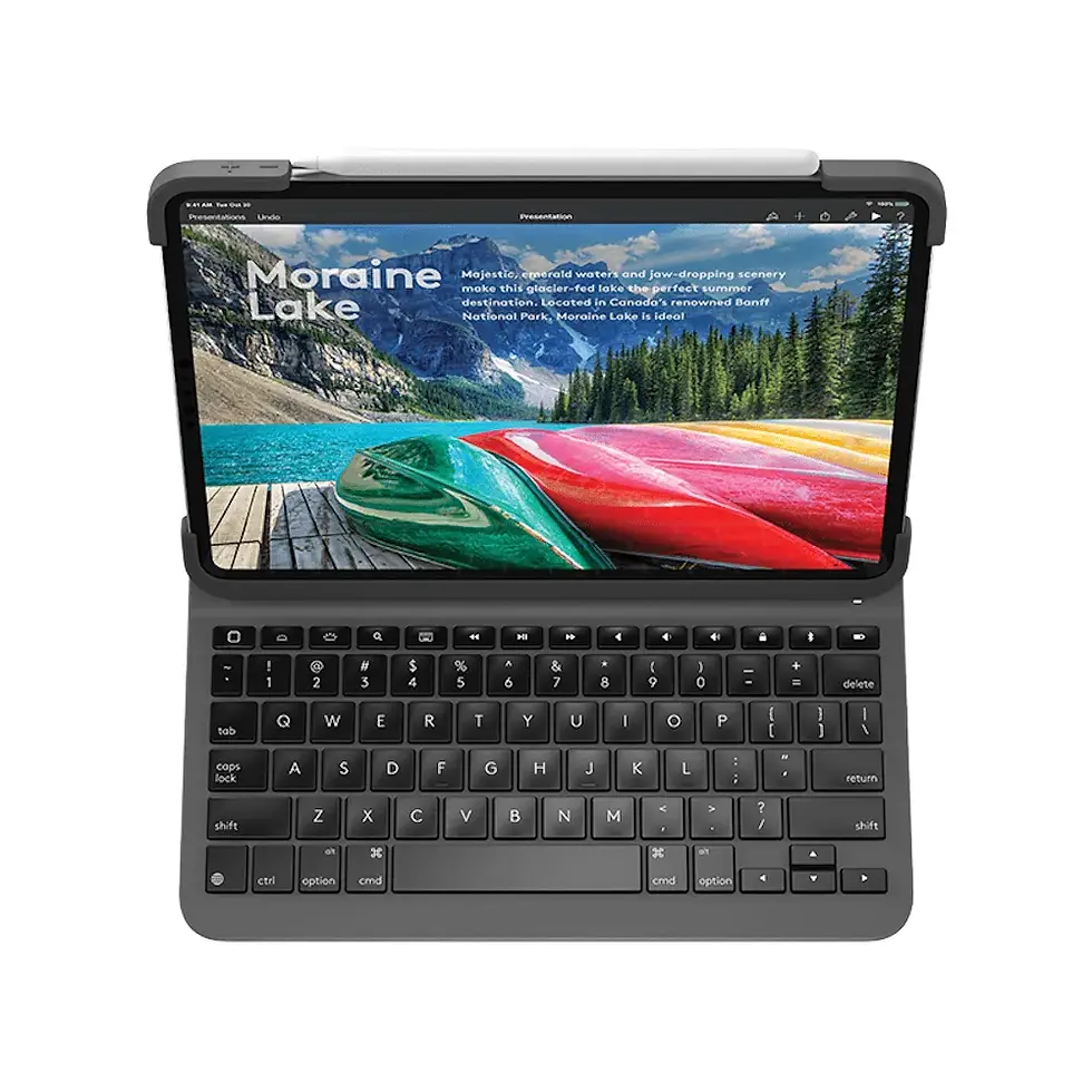 Thumbnail: מקלדת + כיסוי Slim Folio Pro for iPad Pro 11 inch