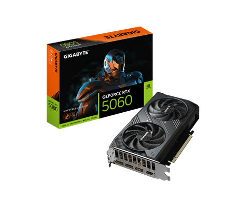 כ. מסך Gigabyte 5060 Windforce2 MAX OC 8GB PCIE-5.0 3XDP 1XHDMI