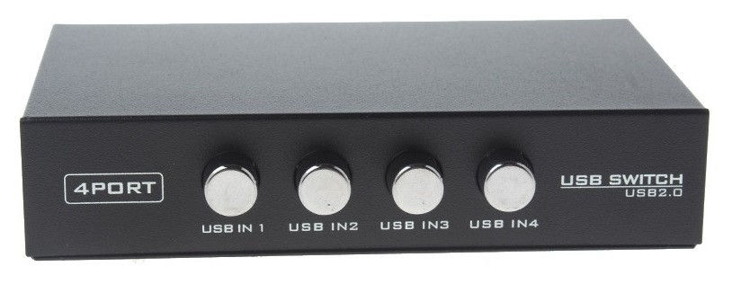 Thumbnail: קופסת מיתוג USB2.0 ידנית דו-כיוונית 4:1