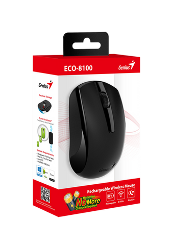 עכבר אלחוטי נטען Genius  ECO-8100