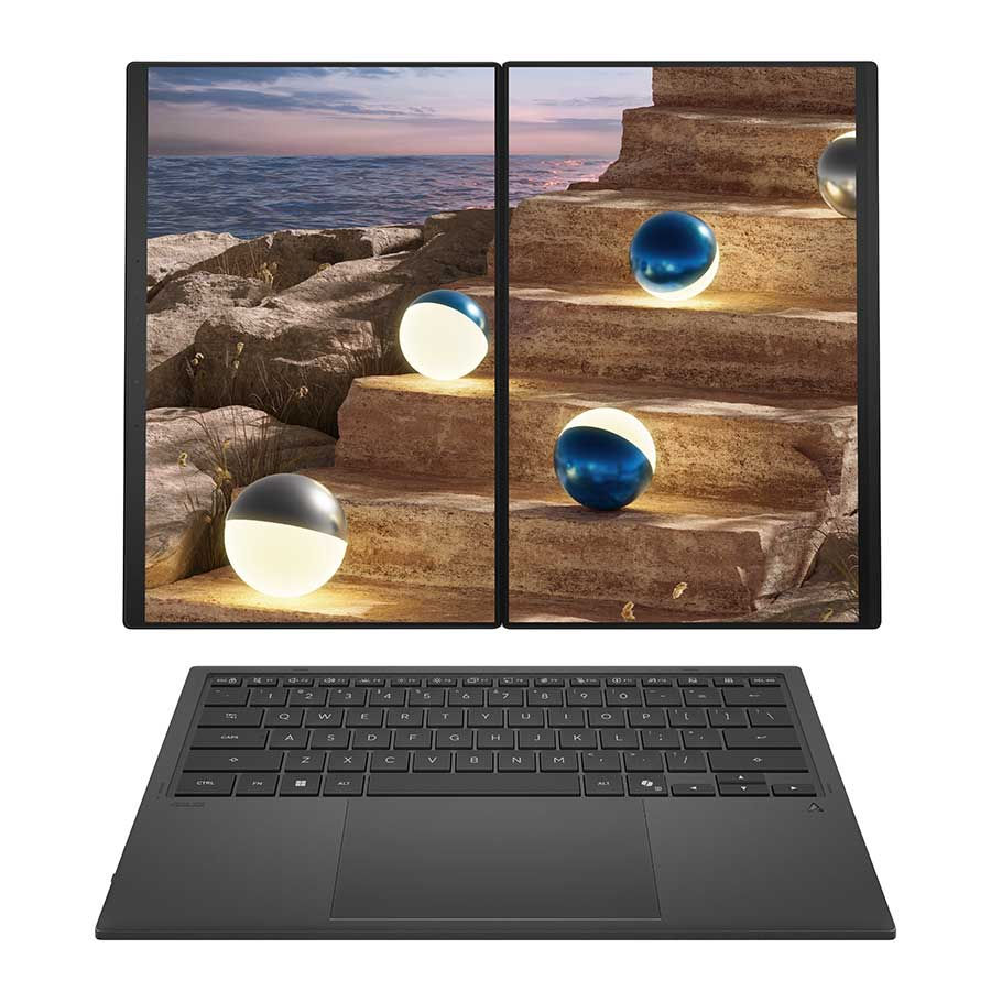 תמונה ממוזערת: מחשב נייד ASUS Zenbook Duo/NB-UX///14.0/WQXGA/Touch/CORE ULTRA 7 355/32GB/1TB