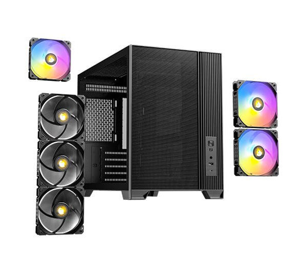 תמונה ממוזערת: מארז ARGB Type-C 3.2  Antec Flux M Mid Tower Micro-ATX