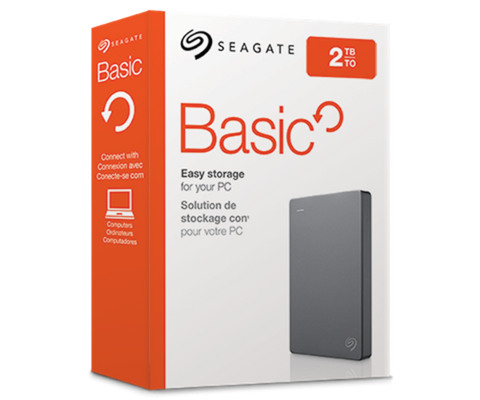דיסק חיצוני SEAGATE Basic Portable Drive 2TB 2.5 usb 3.0