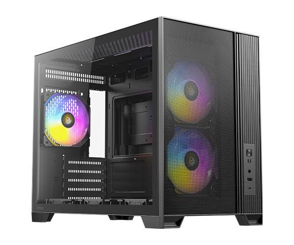 מארז ARGB Type-C 3.2 Antec Flux M Mid Tower Micro-ATX