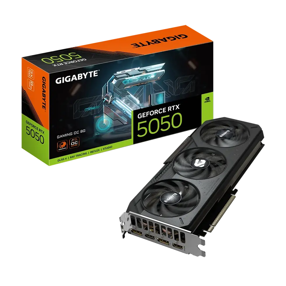 כרטיס מסך Gigabyte GeForce RTX 5050 Gaming OC 8GB 2xDP 2xHDMI