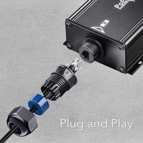 CUDY 2-Channel Gigabit PoE++ Outdoor Waterproof Extender