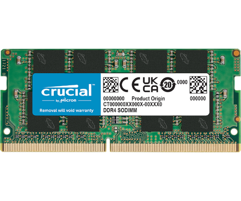 זכרון לנייד Crucial 16GB DDR4 3200Mhz C22 SODIMM