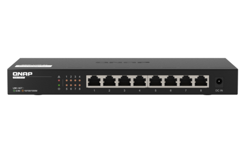 מתג לא מנוהל QNAP 8-Port 2.5GbE QSW-1108-8T