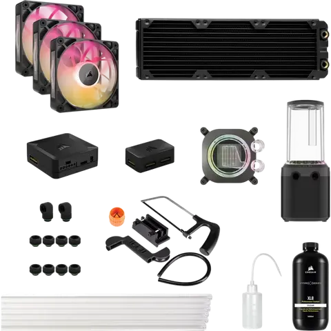 ערכת קירור דגם HYDRO X SERIES iCUE LINK XH505i RX 360 RGB בצבע אפור מבית Corsair