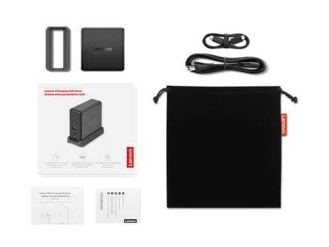 תחנת עגינה ניידת עם אפשרות טעינה Lenovo Charging GAN Dock G0AE0065IS