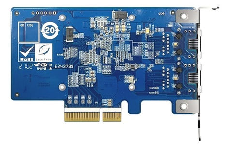 QNAP QXG-10G2T Dual-port BASET 10GbE network expansion card