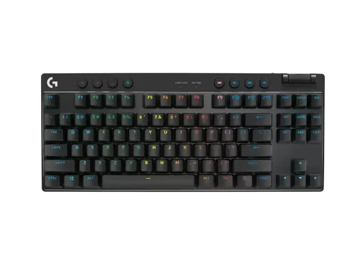 מקלדת גיימינג אלחוטית PRO X TKL LIGHTSPEED Logitech G- צבע שחור