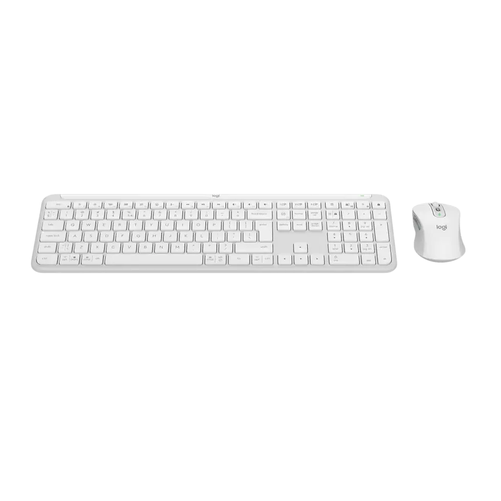 Thumbnail: סט אלחוטי - Logitech MK950 SLIM מבית Logitech בצבע Off-white