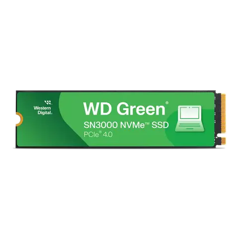 כונן SSD פנימי WD Green SN3000 – נפח 1TB, PCIe Gen4 NVMe