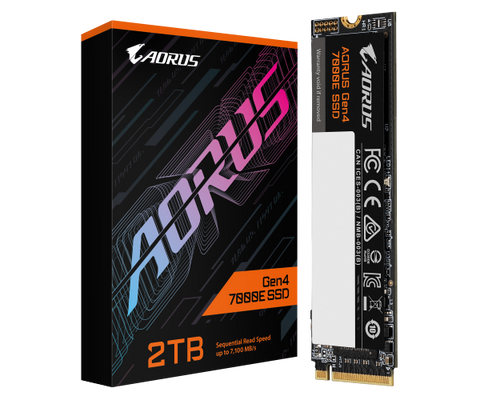 דיסק פנימי AORUS Gen4 7000E 2TB SSD NVME 2280