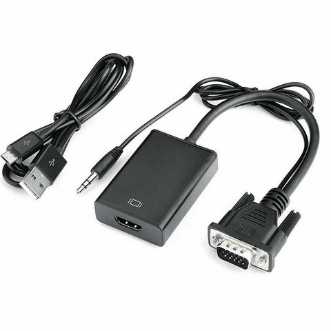 VGA to HDMI Converter (With Audio) USB-power