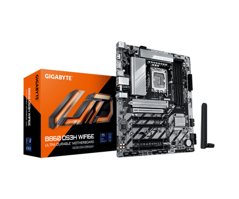 לוח למעבד דור 15 Gigabyte B860 DS3H WIFI6E ATX 2.5GB LAN