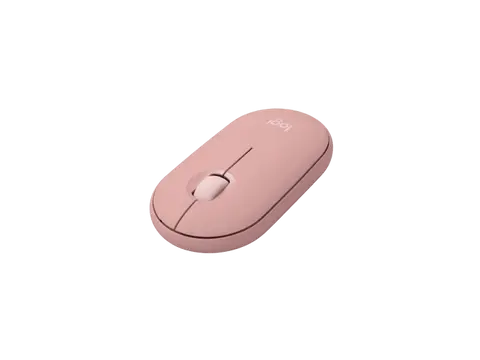 סט מקלדת ועכבר Logitech PEBBLE 2 COMBO K380S +M350S- צבע ורוד