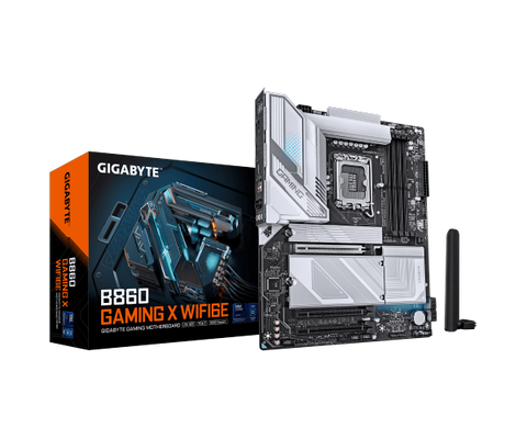 לוח למעבד דור 15 Gigabyte B860 GAMING X WIFI6E ATX 2.5GB LAN