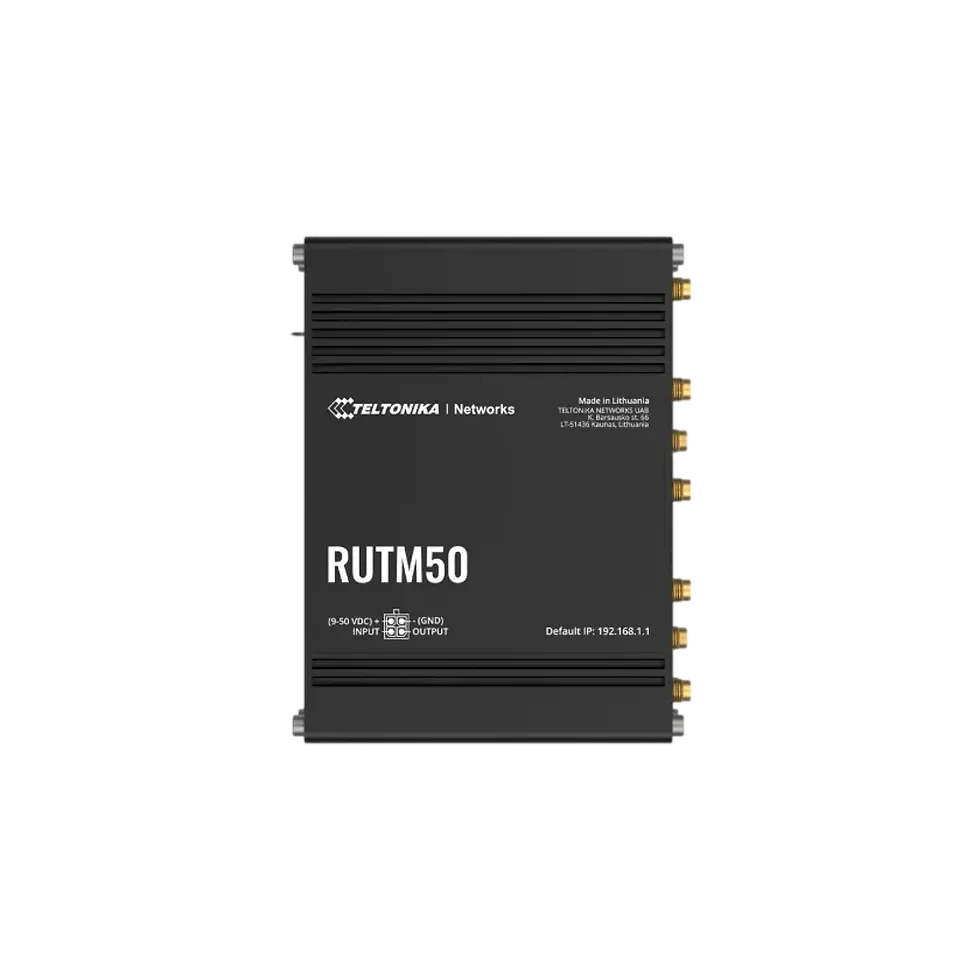 תמונה ממוזערת: נתב סלולרי תעשייתי RUTM50 5G מבית TELTONIKA