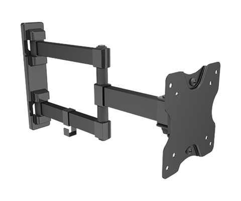 זרוע דו מפרקית מאלומיניום VESA 100/75 up to 27 and 15kg