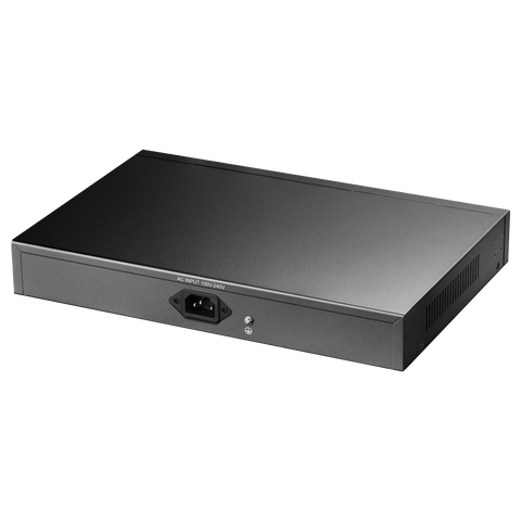 16-Port 10/100M PoE+ Switch with 2GbE and 1 SFP Port