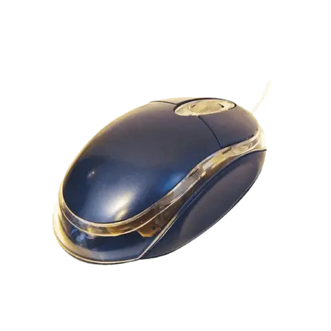עכבר אופטי USB OM-290 בצבע כחול