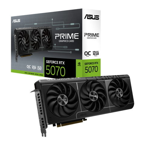 כרטיס מסך ASUS PRIME GeForce RTX 5070 12GB GDDR7