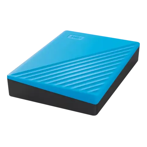 כונן My Passport 6TB מבית WD בצבע כחול