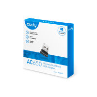 מתאם אלחוטי USB, דואל בנד, AC650, גודל קטן ננו
