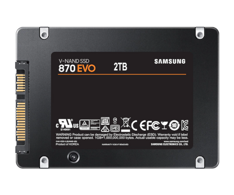 דיסק פנימי Samsung SSD 870 EVO 2TB SATA III 2.5