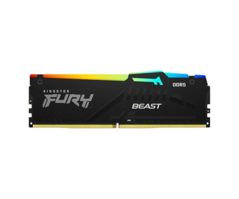 זכרון לנייח Kingston Fury Beast RGB 32GB DDR5 5600M CL36