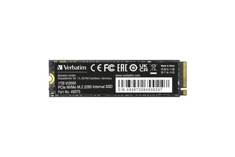 VERBATIM Vi3000 PCIe NVMe M.2 SSD 1TB