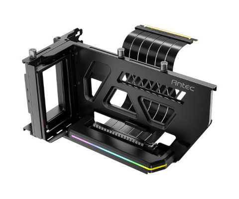 כבל ותושבת לכ. מסך Antec SHIFT ARGB - Vertical GPU Bracket Black