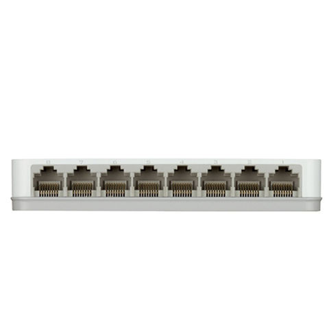 מתג לא מנוהל עם 8 פורטים במהירות 10/100/1000Mbps עם ספק כח חיצוני