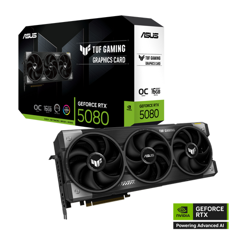 כרטיס מסך ASUS TUF Gaming GeForce RTX 5080 16GB GDDR7 OC Edition