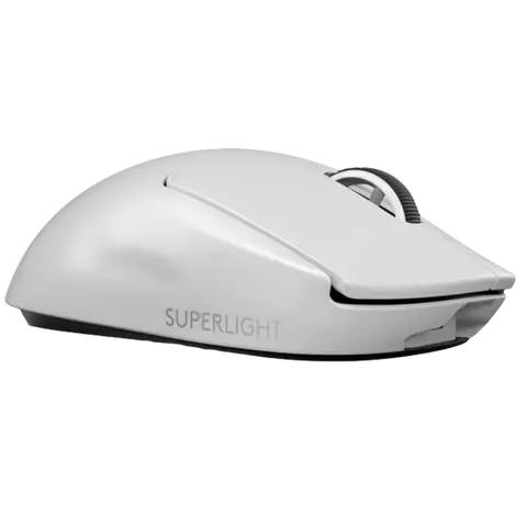 עכבר אלחוטי לבן LOG PRO X SUPERLIGH
